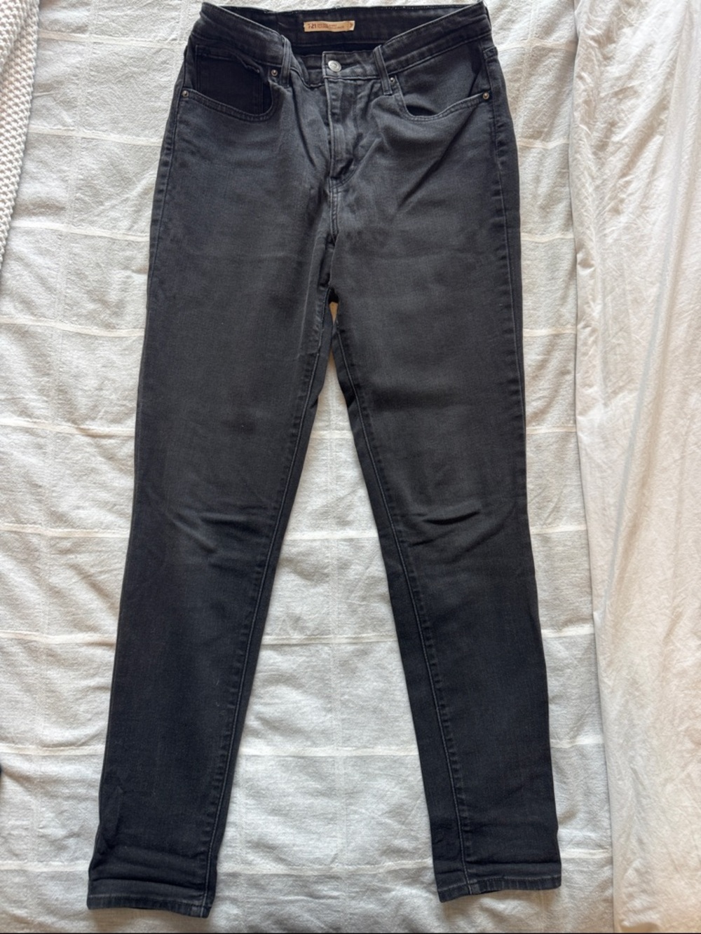 Levi's Black Skinny High-Rise Jeans